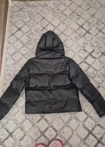 Siyah kadın mont - Görsel 6