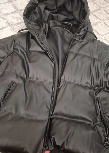 Siyah kadın mont - Görsel 3