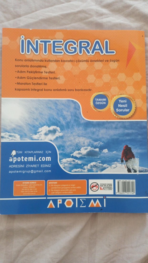 Integral Soru Bankası - Fatih İhtiyaroğlu - Görsel 2