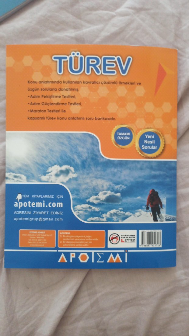 Türev Soru Bankası - Fatih İhtiyaroğlu - Görsel 2