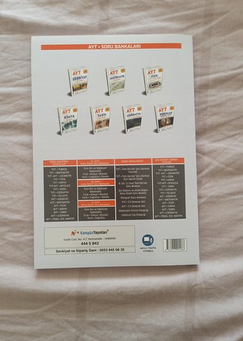 AYT Coğrafya Soru Bankası Kampüs Yayınları - Görsel 2