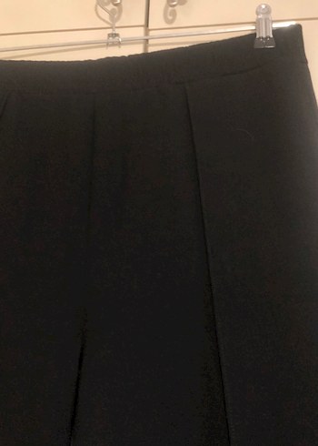 xl Beden LCWAİKİKİ Kadın Siyah Piliseli Kumaş Pantolon