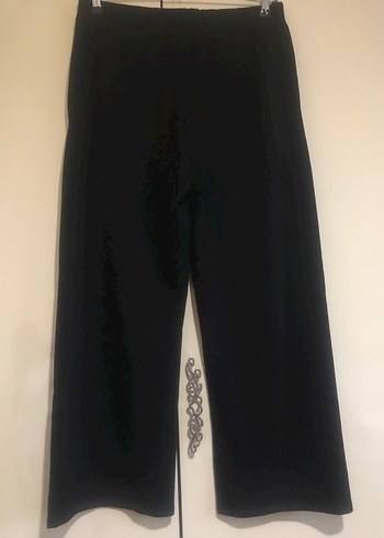xl Beden siyah Renk LCWAİKİKİ Kadın Siyah Piliseli Kumaş Pantolon