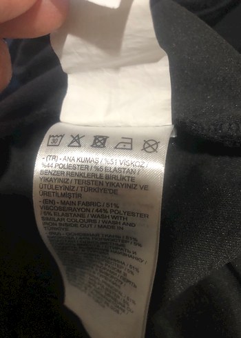 LC Waikiki LCWAİKİKİ Kadın Siyah Piliseli Kumaş Pantolon