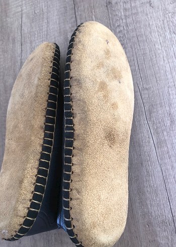 Kadın Deri Gri Espadril Ayakkabı - Görsel 3