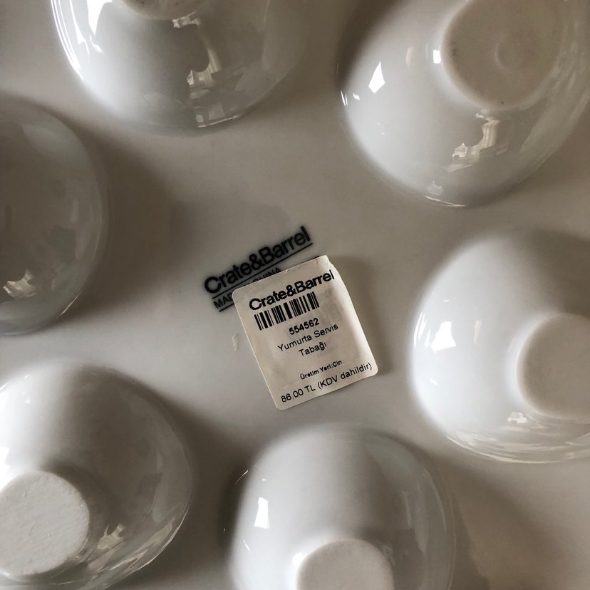 Beyaz Bohem Tarzı Yumurta Servis Tabağı - Görsel 5