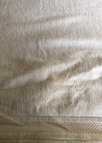 Parlak Beyaz Bohem Tarzı Havlu - Görsel 2