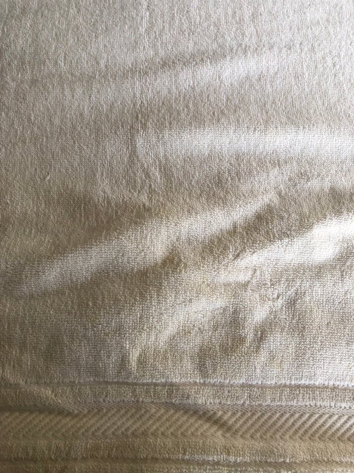 Parlak Beyaz Bohem Tarzı Havlu - Görsel 2