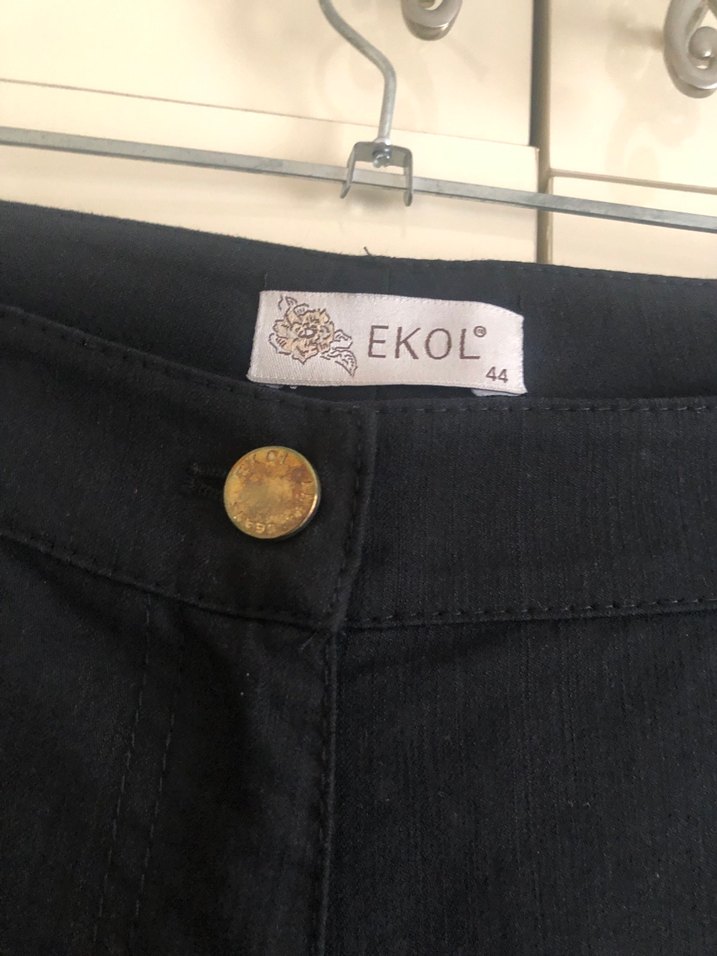 Siyah Kadın Kumaş Pantolon - Görsel 2