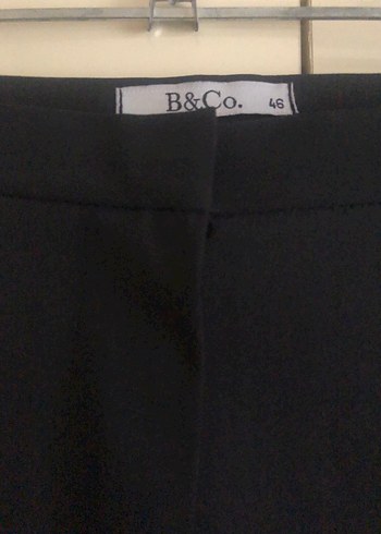 Siyah Kadın Kumaş Pantolon - Görsel 2