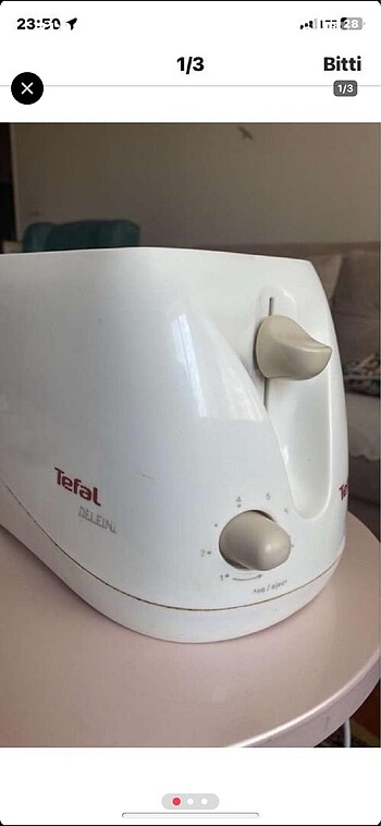 Tefal ekmek kızartma makinesi