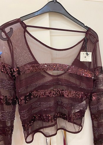 Bershka pullu bluz - Görsel 5