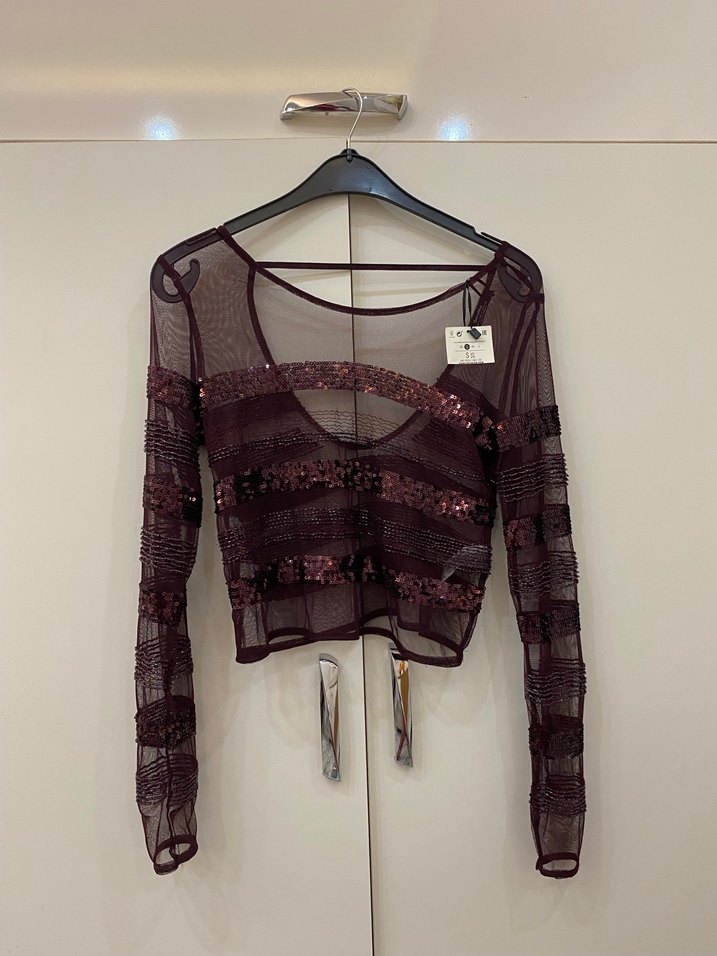 Bershka pullu bluz - Görsel 2