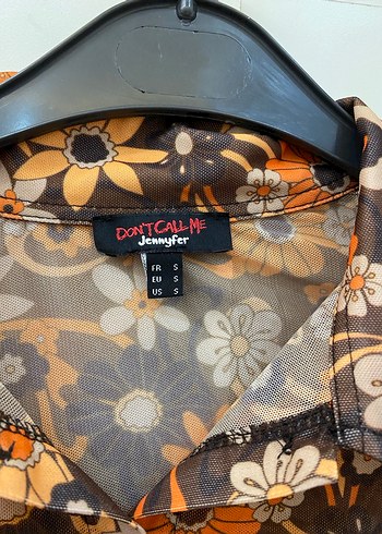 Transparan çiçekli bluz - Görsel 3