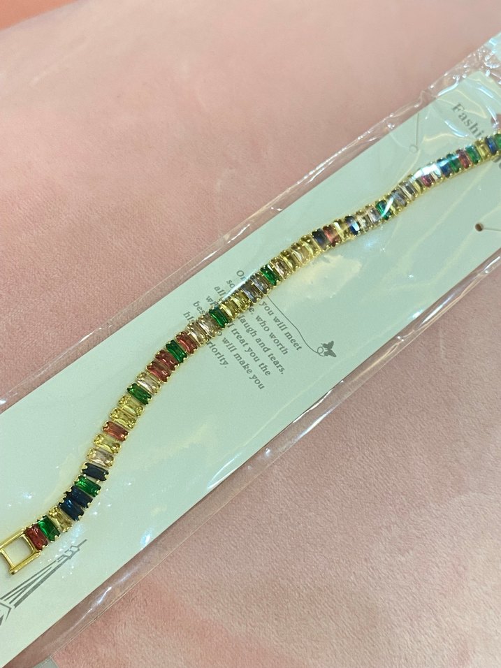 Renkli Boncuklu Kadın Bileklik - Görsel 2