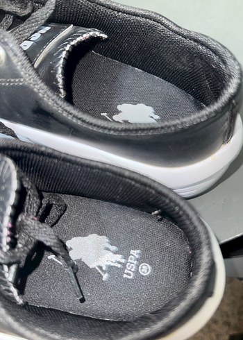 Siyah uspa Kadın Spor Ayakkabı - Görsel 4