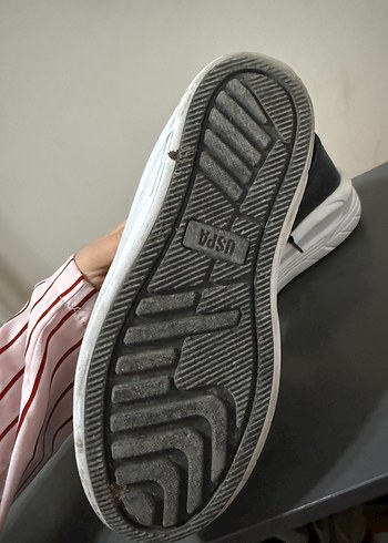 Siyah uspa Kadın Spor Ayakkabı - Görsel 3