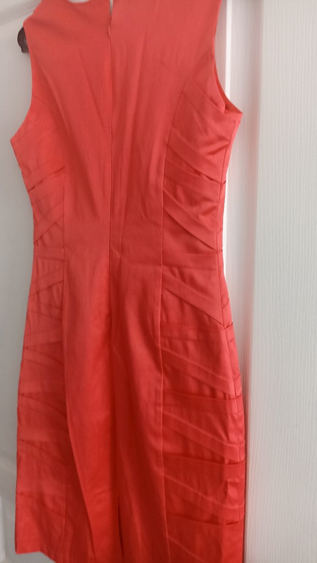 Pilise Detaylı nar çiçeği Midi Elbise - Görsel 3