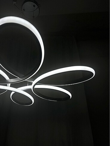 Beden gri Renk MODERN LED AVİZE