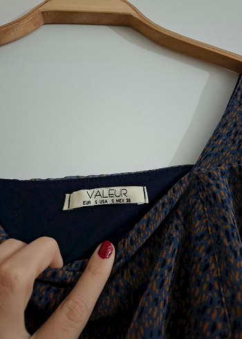 Gri Bohem Uzun Kollu Mini Bluz - Görsel 2