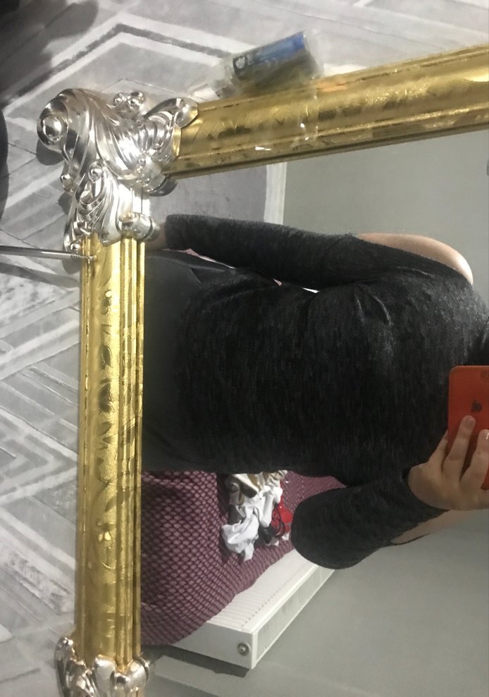 Koyu gri omuz-kol detaylı bluz - Görsel 2