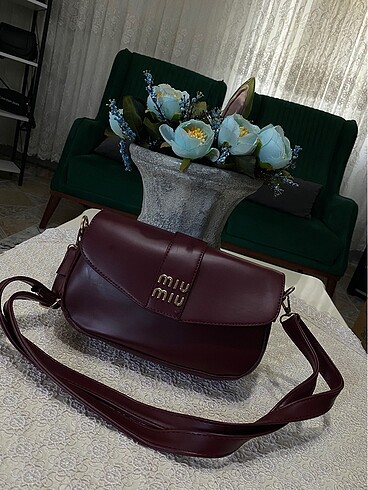 Miu Miu Bordo renk miu miu çanta