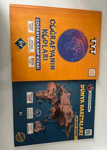 TYT Coğrafya Kamp Kitabı ve Dünya Haritaları Çalışma Defteri
