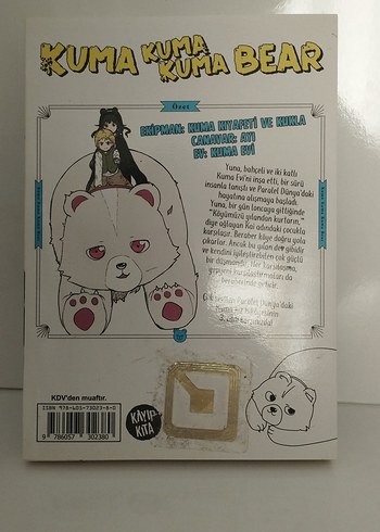 Kuma Kuma Kuma Bear 3. Cilt Manga