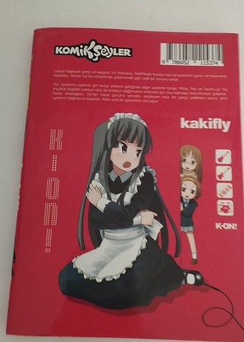 Beden K-ON! Manga Cilt 1 ve 2 - Kakifly SUNAR!