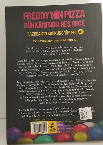 Freddy'nin Pizza Dükkanı'nda Beş Gece Çocuk Kitabı