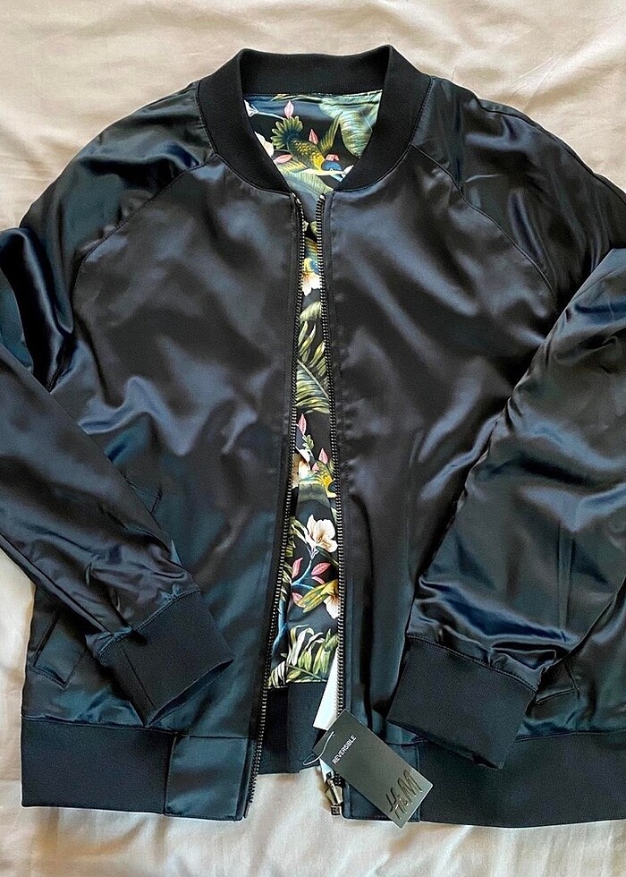 REVERSIBLE BOMBER JACKET - Görsel 3