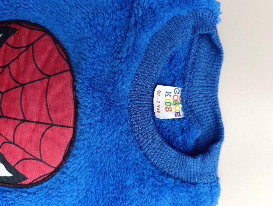 Erkek Çocuk Mavi Örümcek Adamlı takım - Görsel 3