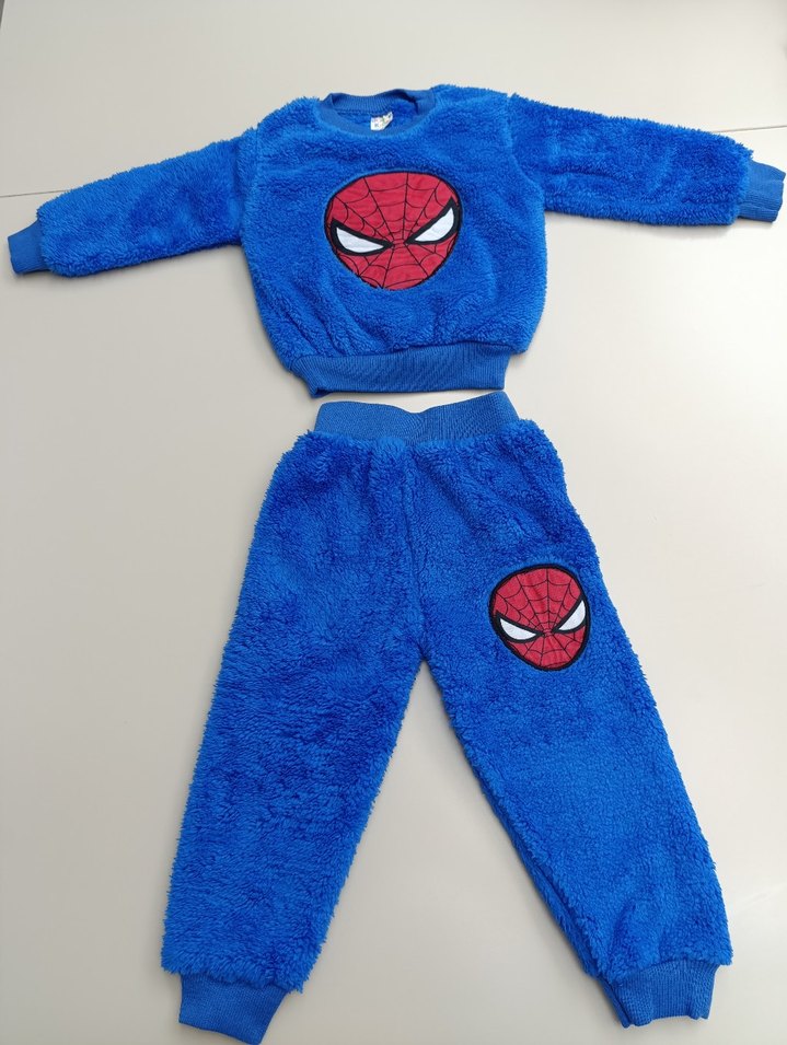 Erkek Çocuk Mavi Örümcek Adamlı takım - Görsel 2