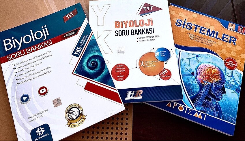 TYT BİYOLOJİ SORU BANKALARI+ APOTEMI SİSTEMLER