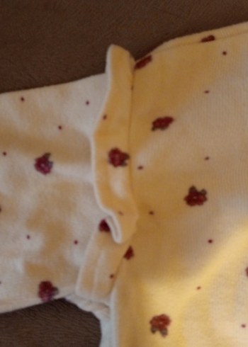 Kız Çocuk Baskılı Fırfırlı Sweatshirt - Görsel 4