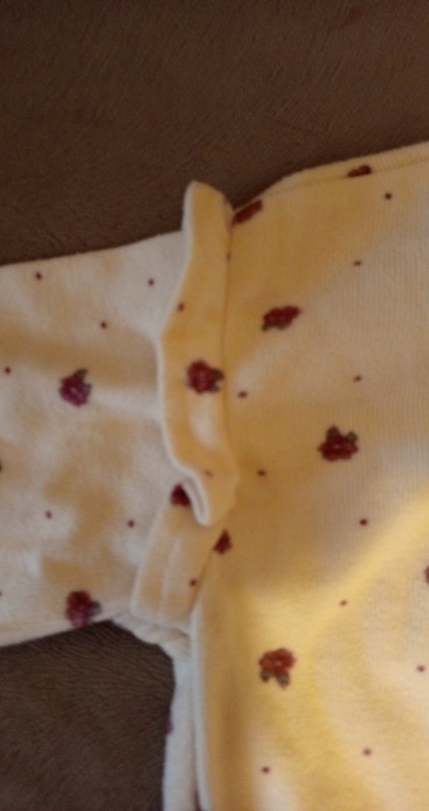 Kız Çocuk Baskılı Fırfırlı Sweatshirt - Görsel 4