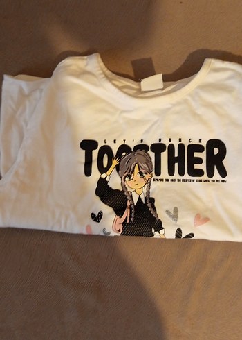 Kız Çocuk Uzun Kollu Baskılı Tişört - Görsel 5