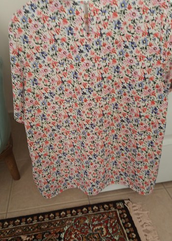 Çiçek Desenli Bohem Kadın Bluz - Görsel 4