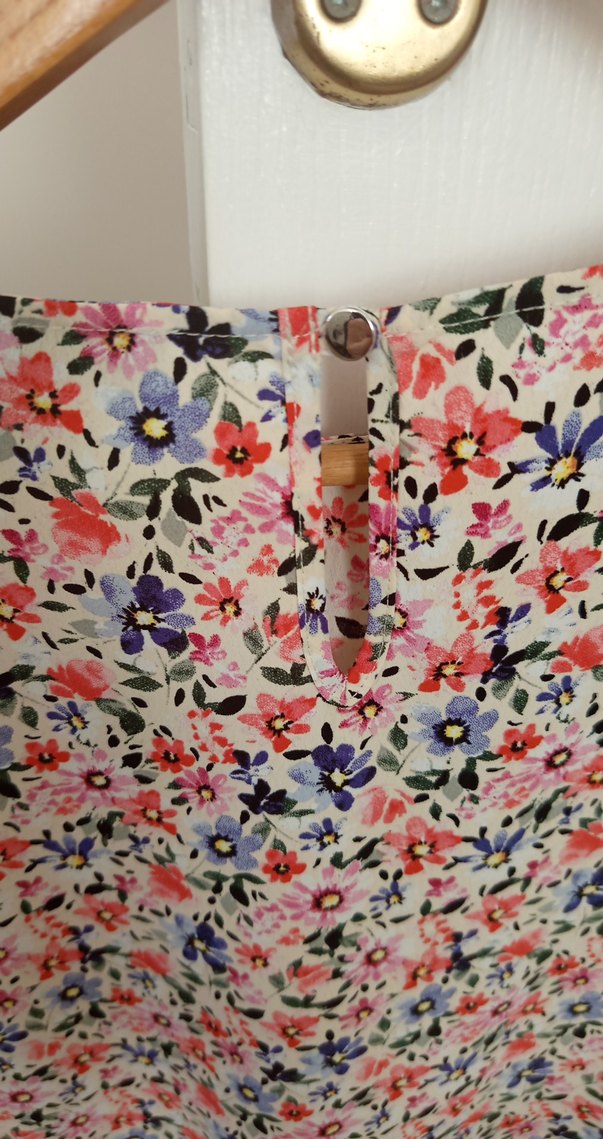 Çiçek Desenli Bohem Kadın Bluz - Görsel 3