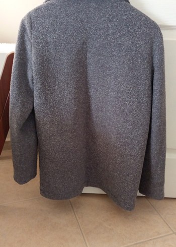 Gri Regular Fit kadın Midi Ceket - Görsel 5