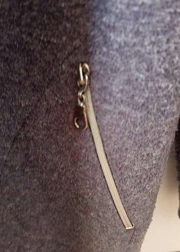 Gri Regular Fit kadın Midi Ceket - Görsel 4