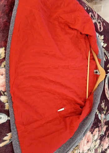 Gri Regular Fit kadın Midi Ceket - Görsel 7