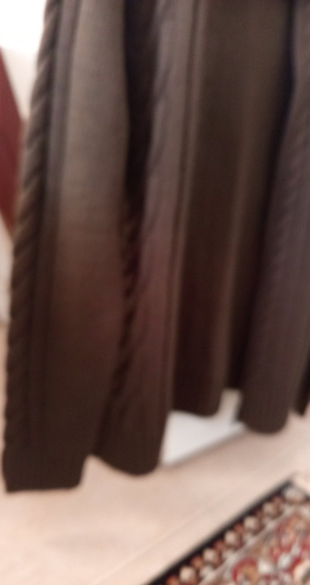 Kahverengi Örgü Yün Balıkçı Yaka Erkek Kazak - Görsel 4