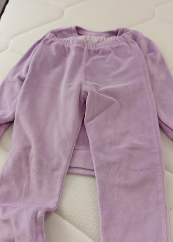 Kız Çocuk Mor Polar Sweatshirt - Görsel 5