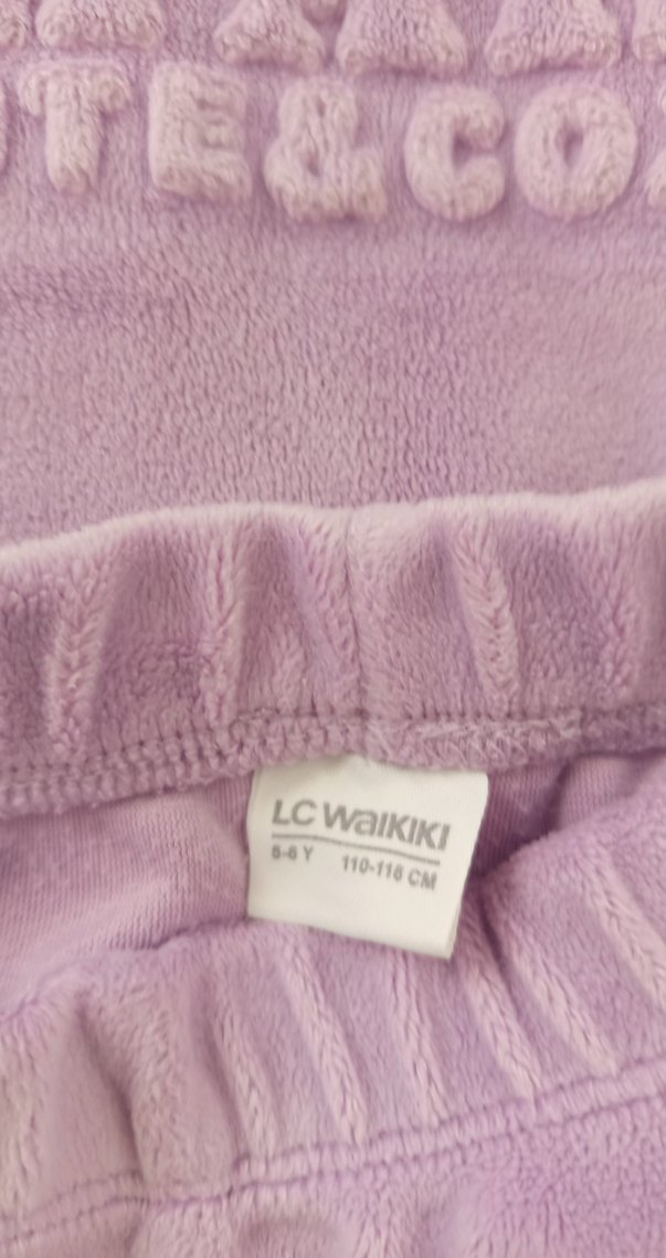 Kız Çocuk Mor Polar Sweatshirt - Görsel 3