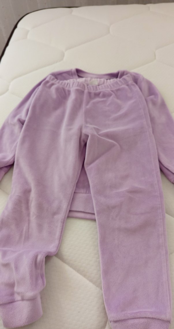 Kız Çocuk Mor Polar Sweatshirt - Görsel 5