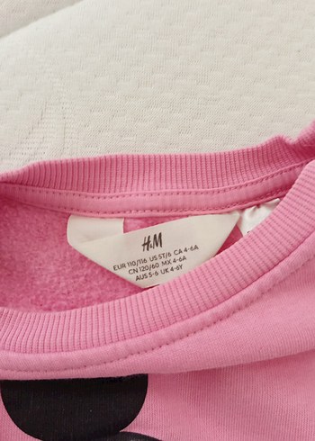 Kız Çocuk Pembe Mickey Mouse Sweatshirt - Görsel 2