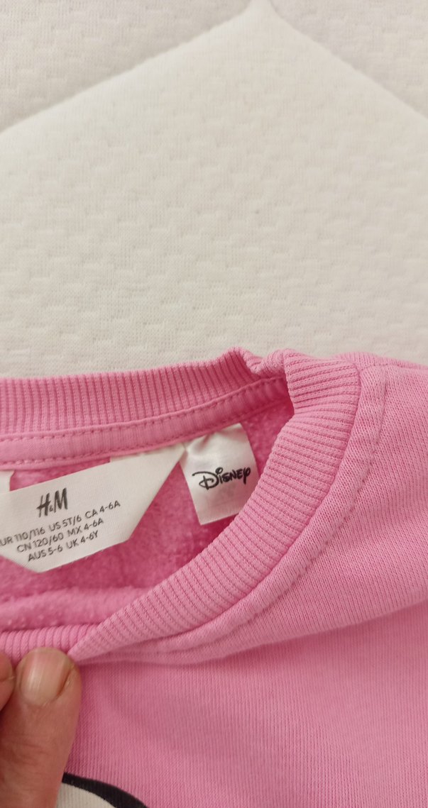 Kız Çocuk Pembe Mickey Mouse Sweatshirt - Görsel 3