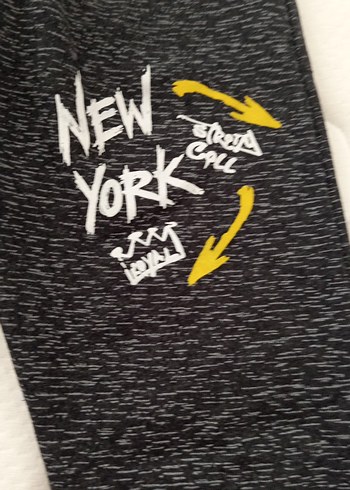 Gri Baskılı Erkek Çocuk Rahat Eşofman - Görsel 5