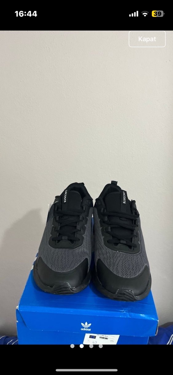 Lacoste Siyah Erkek Spor Ayakkabı - Görsel 2